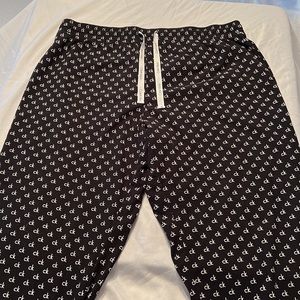 Calvin Klein Pajama Pants Sz Lg Straight Leg Drawstring waist /Flannel PJ